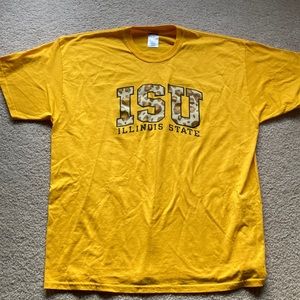 Unisex ISU tee with leopard lettering 2XL